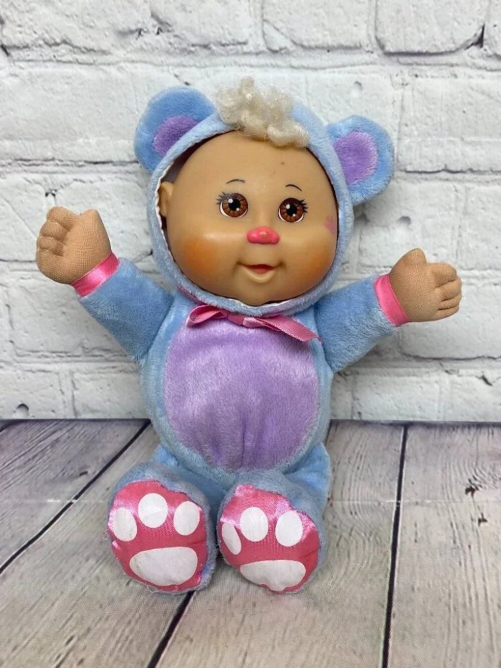 Cabbage Patch Kids Baby Doll 9 Inches 2010 Plush Toy Hooded CPK